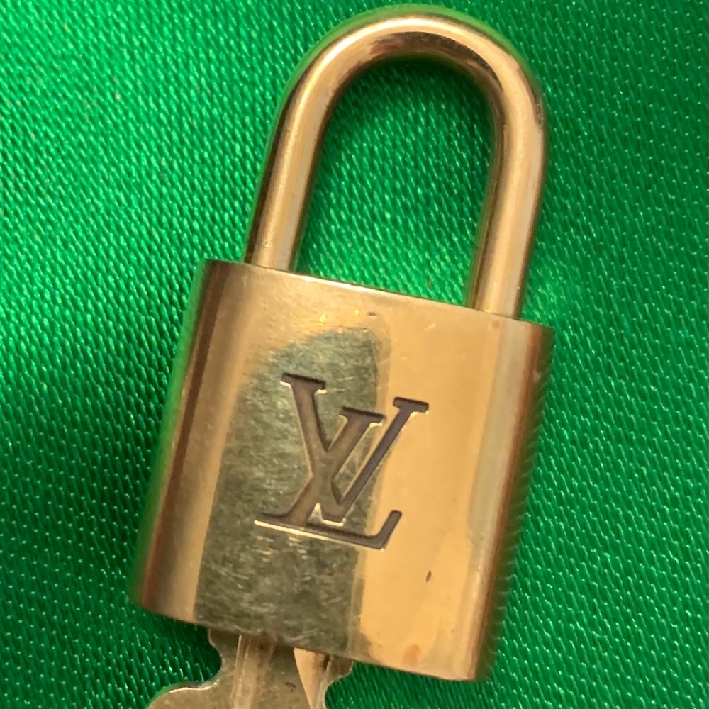 Louis Vuitton Gold Padlock Charm